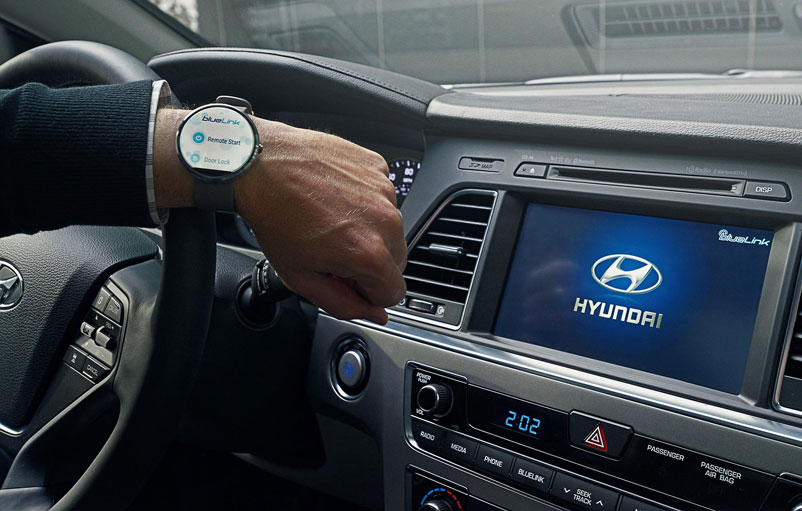 Unlock Your Hyundai With Your Smartwatch Blue Link app