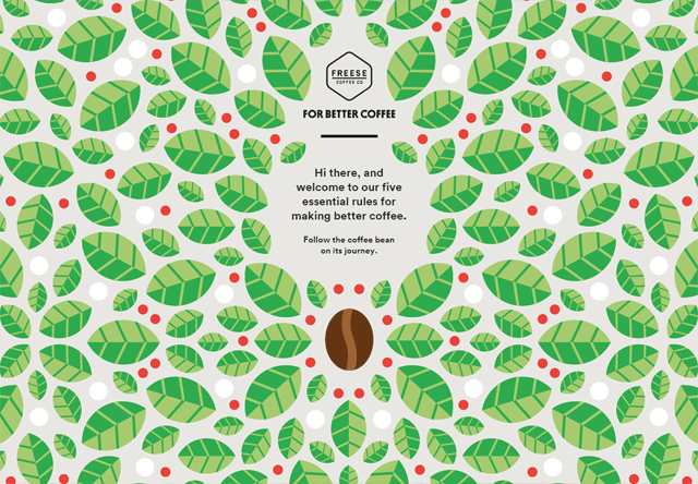 for better coffee website design