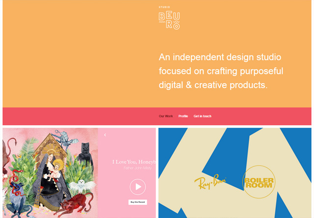 studio beuro website