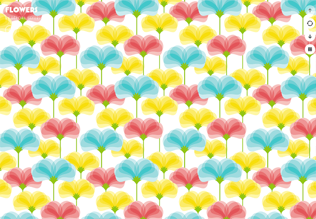 the pattern library colorful website inspiration