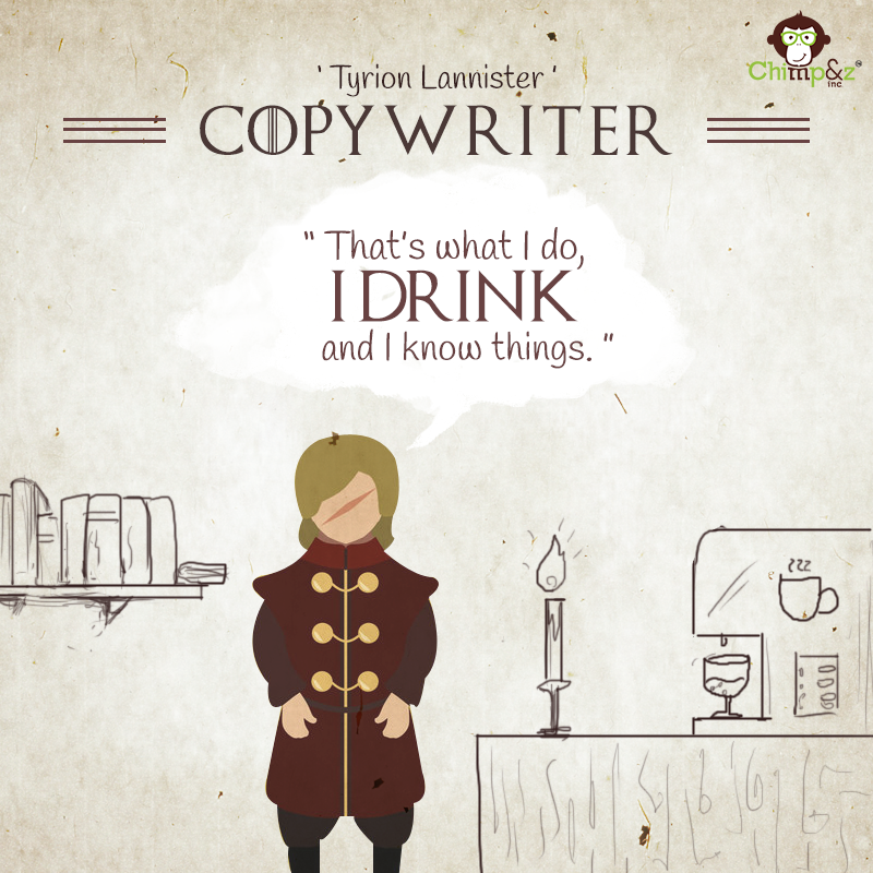 Tyrion Lannister Copywriter