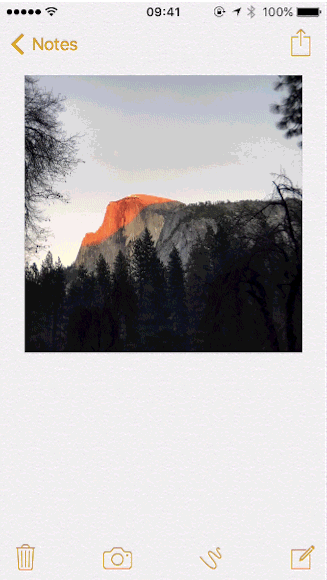 notes ios9