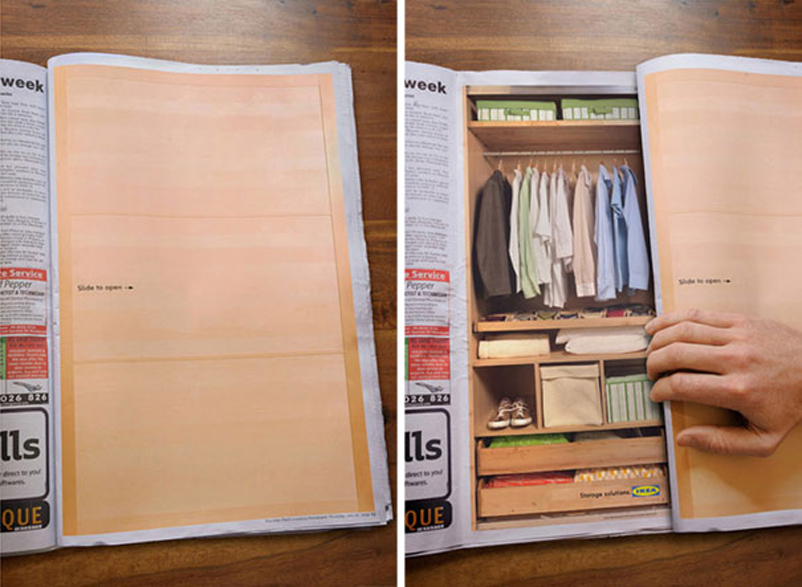 ikea clever print ad