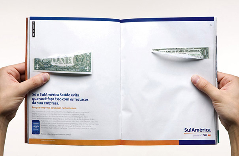 insurance clever print ad