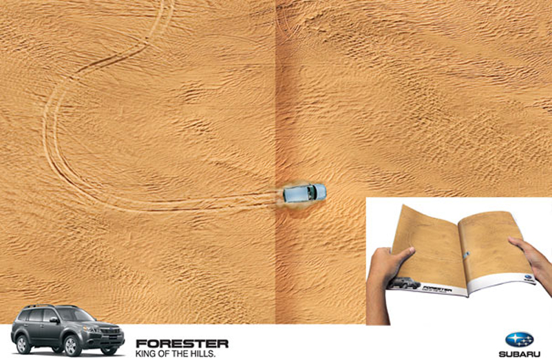 Subaru Forester clever print ad