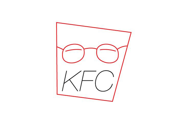 minimalistic-logos-of-famous-brands-kfc