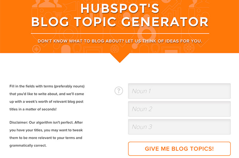 outils de contenu hubspot