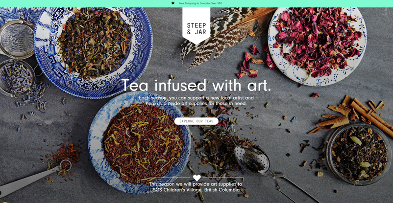 steep and jar best food websites