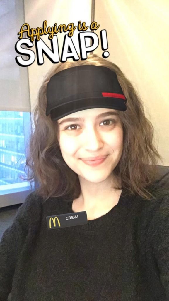 You Can Apply To Work At McDonald's via 'Snaplication' A Snapchat