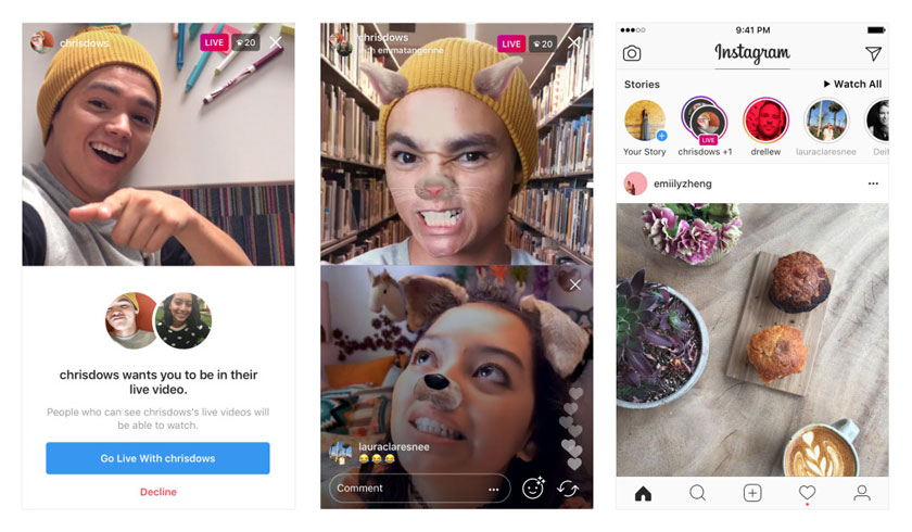 Instagram Now Lets You Go Live With A Friend