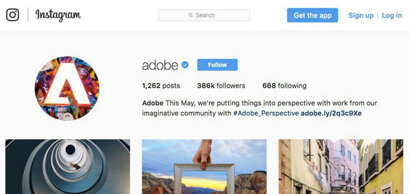 Adobe-Instagram-Empresa-Perfil