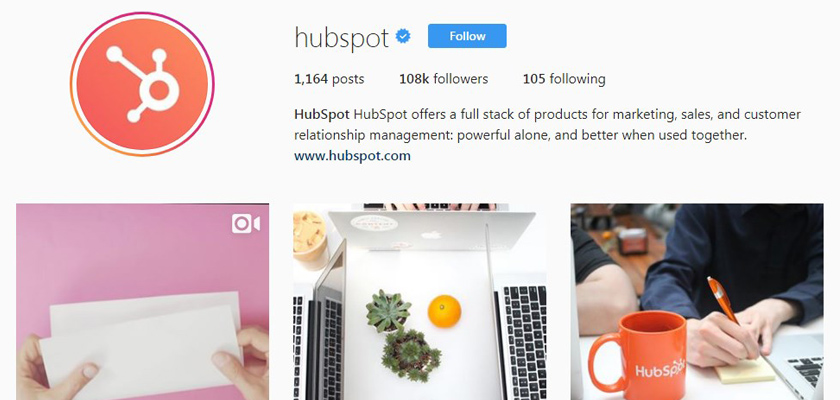 hubspot-instagram-company-profile