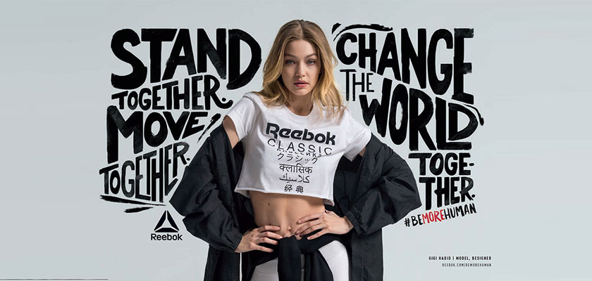 reebok be more human collection