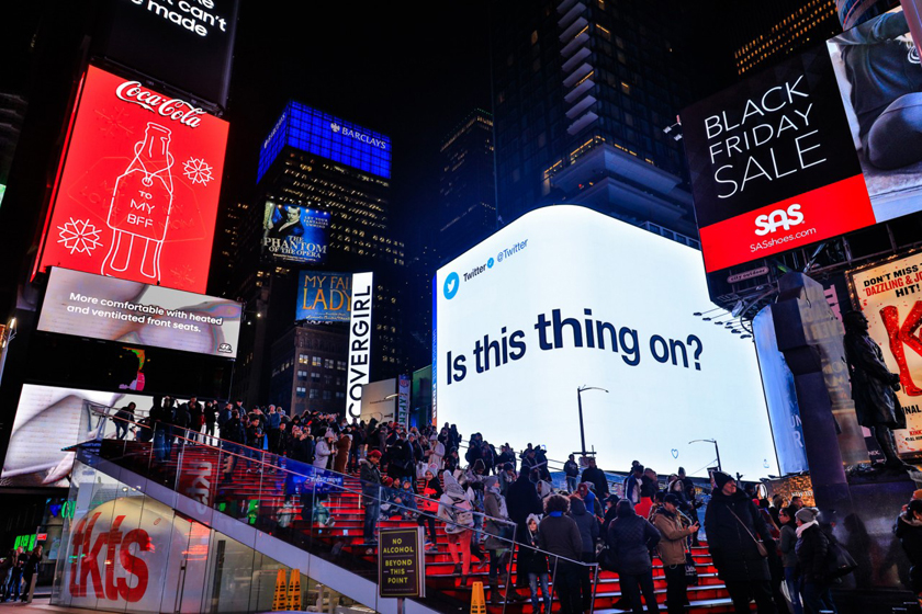 The Day Before Advertises in Times Square and the Internet is