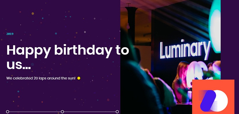 Luminary, about us content for creative digital marketing company
