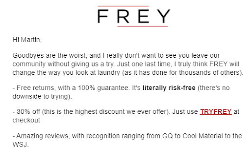 Frey-Re-Engagement-Email