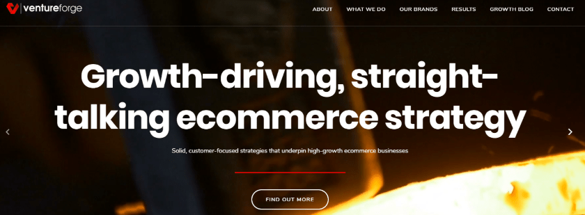 venture-forge-ecommerce-agency-website