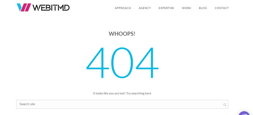 webitmd 404 pages
