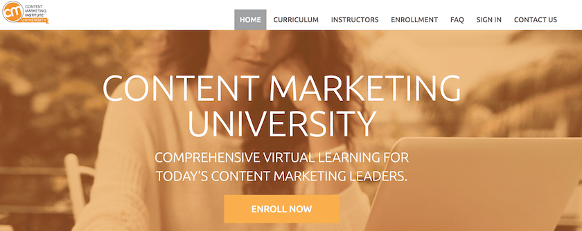content marketing institute universtiy digital marketing resource