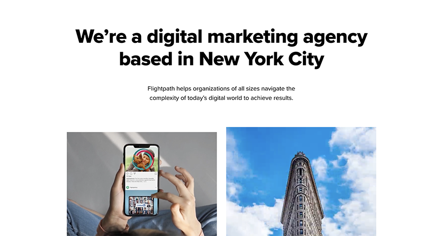 Flightpath, en tant que l'un des services marketing d'Instagram