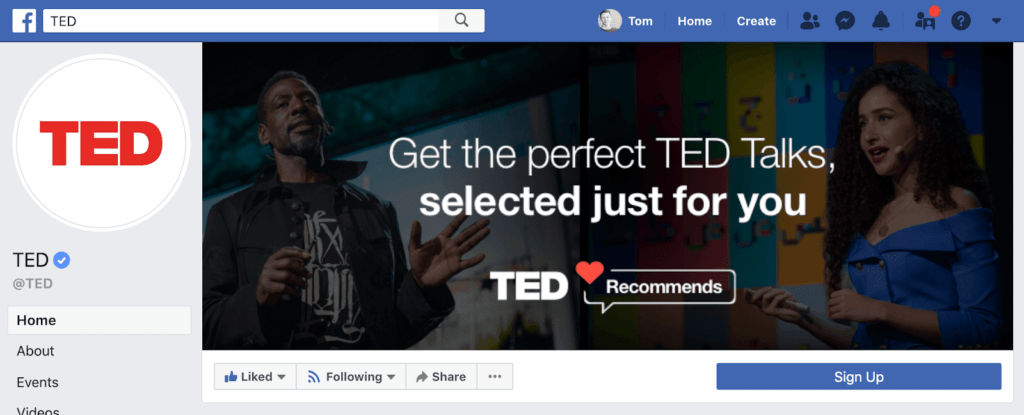 Ted Facebook Cover
