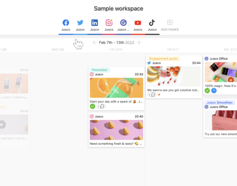 Planable Platforms Calendar