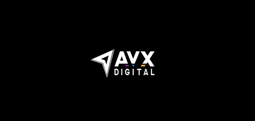 avx digital, marketing agency logo