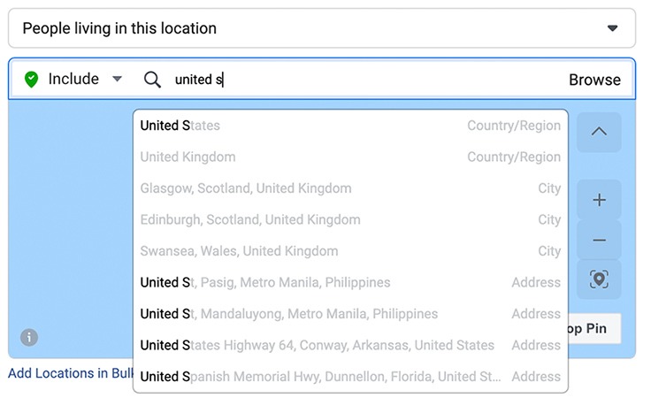 facebook-ad-set-selecting-countries