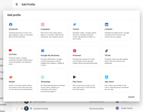 statusbrew-dashboard
