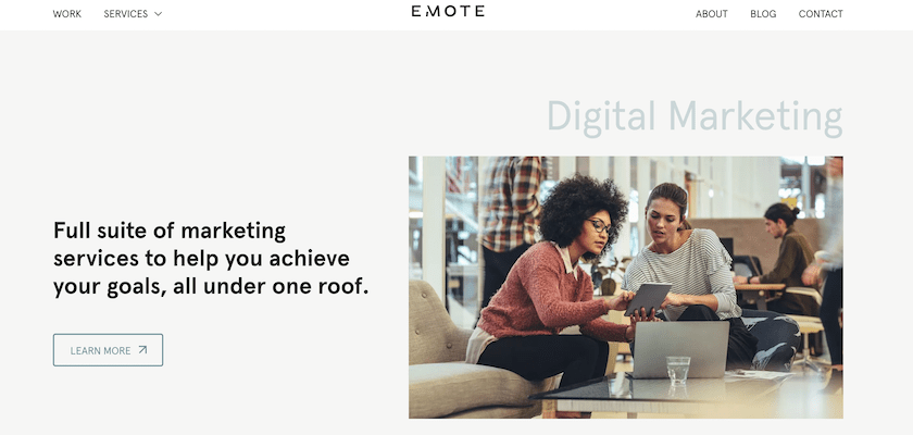Emote Digital Marketing Agency for Shopify