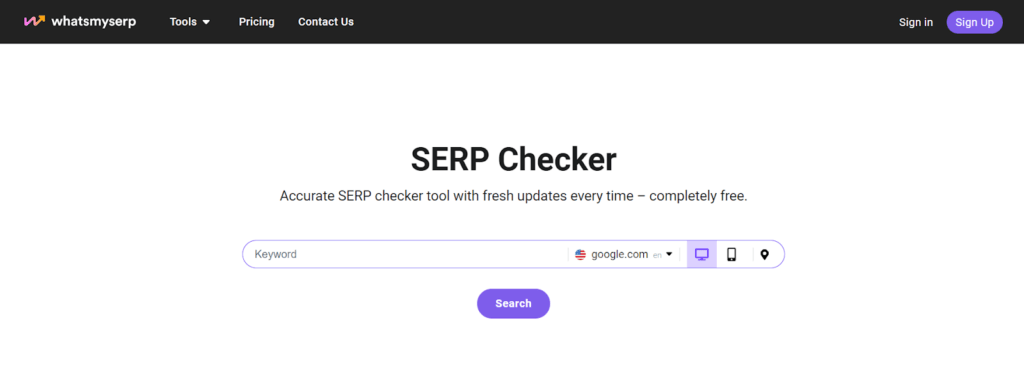 best free serp checker tracker tools