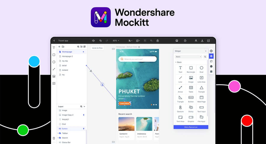 Wondershare Mockitt Web Design Tool