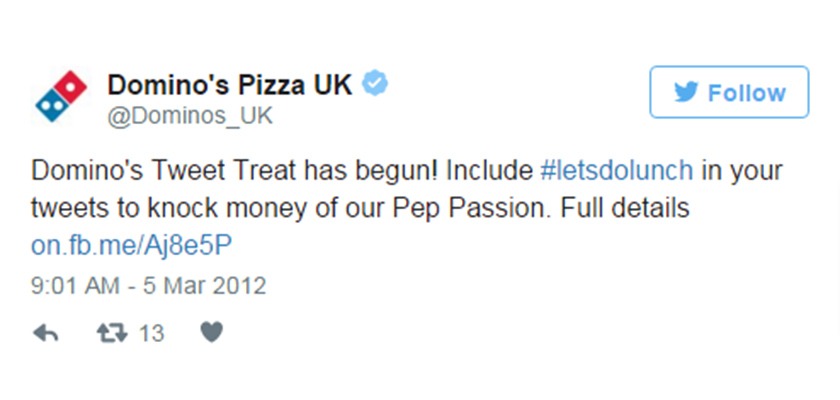 dominos-letsdolunch-for-every-person-who-retweeted-the-hashtag