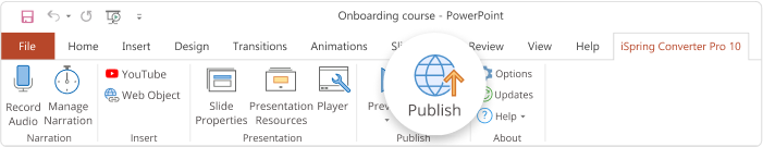 make a powerpoint presentation on online education