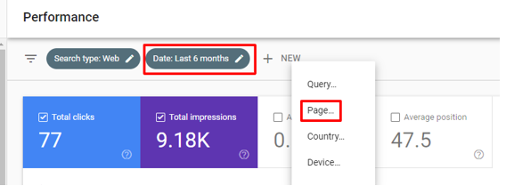 Find more keyword ideas on the search console
