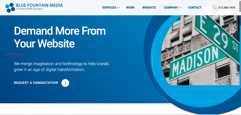 blue fountain media best automotive marketing agencies in usa