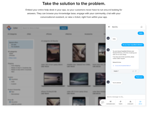 Zoho Desk Help Desk App