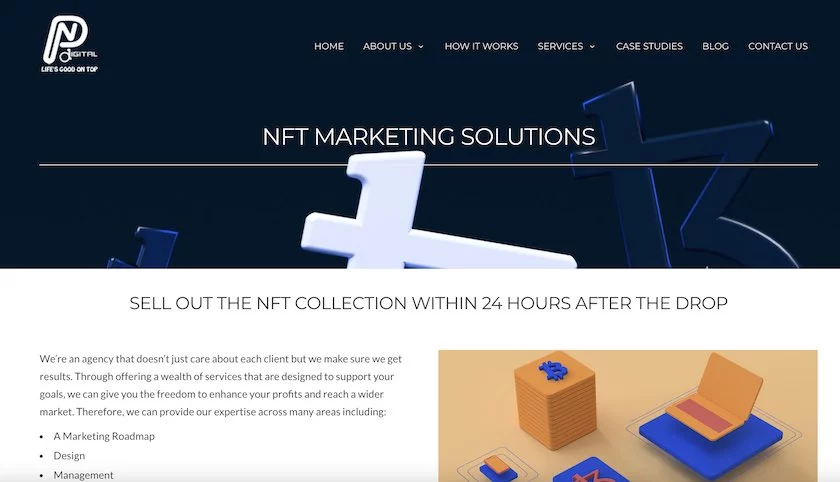 PNG Digital cryptocurrency and nft marketing