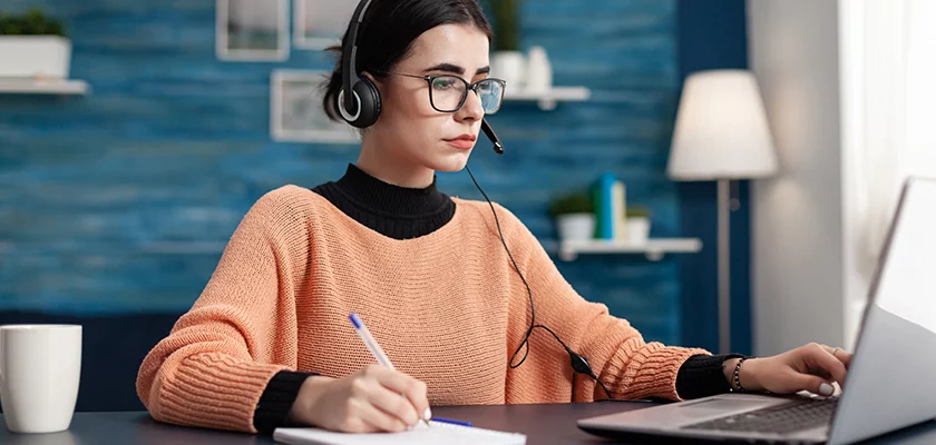 a-content-marketer-is-writing-content