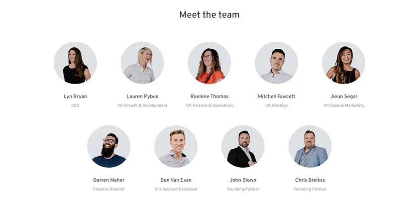 Top 13 Inspiring Meet The Team Page Examples By Digital Agencies