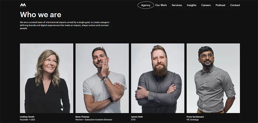 Top 13 Inspiring Meet The Team Page Examples By Digital Agencies