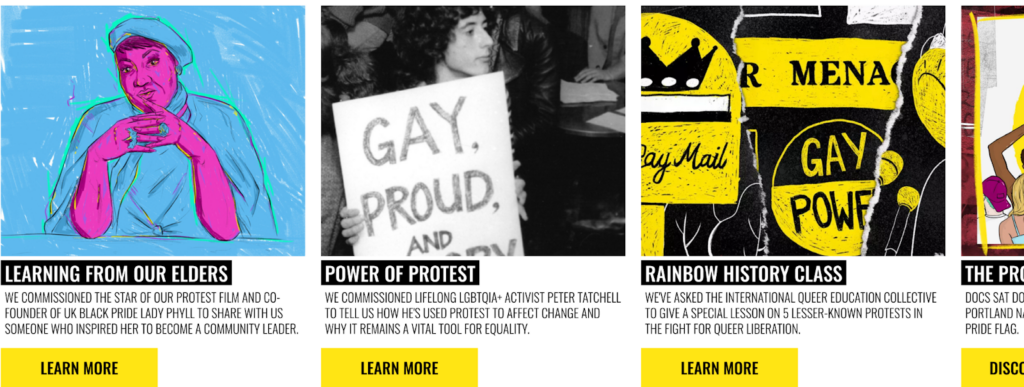 For Pride.  Then.  Now.  Always.  - Dr Martens, pride month marketing strategy