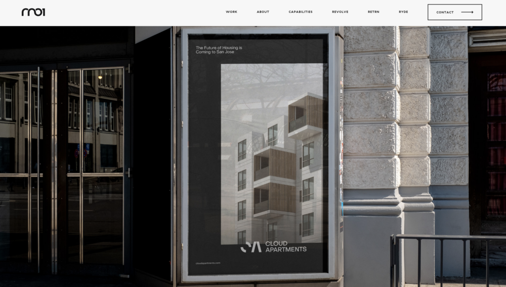 real estate web design example by rno1