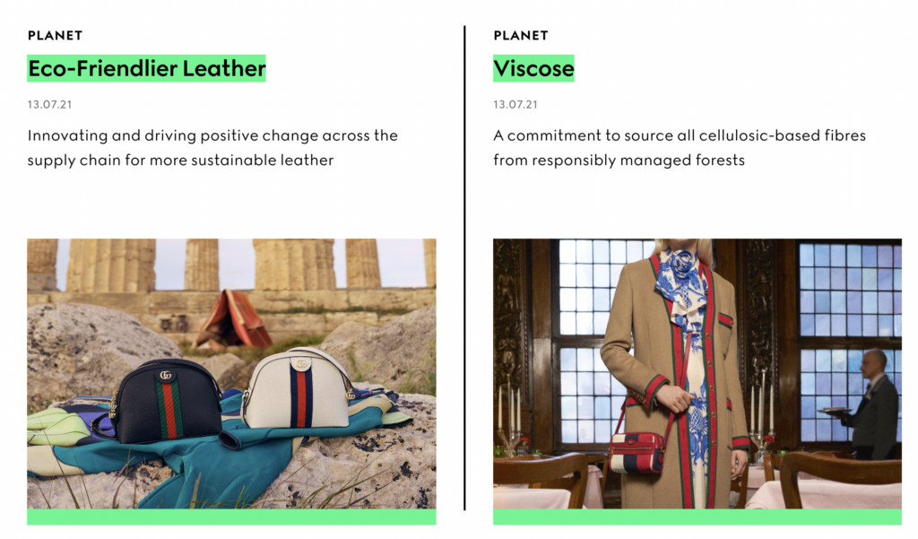 Gucci: Embracing Sustainability