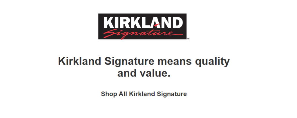In-house Brand Launch “Kirkland Signature” 