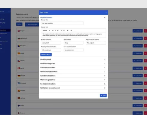 CookieFirst-CMP-language-content-management