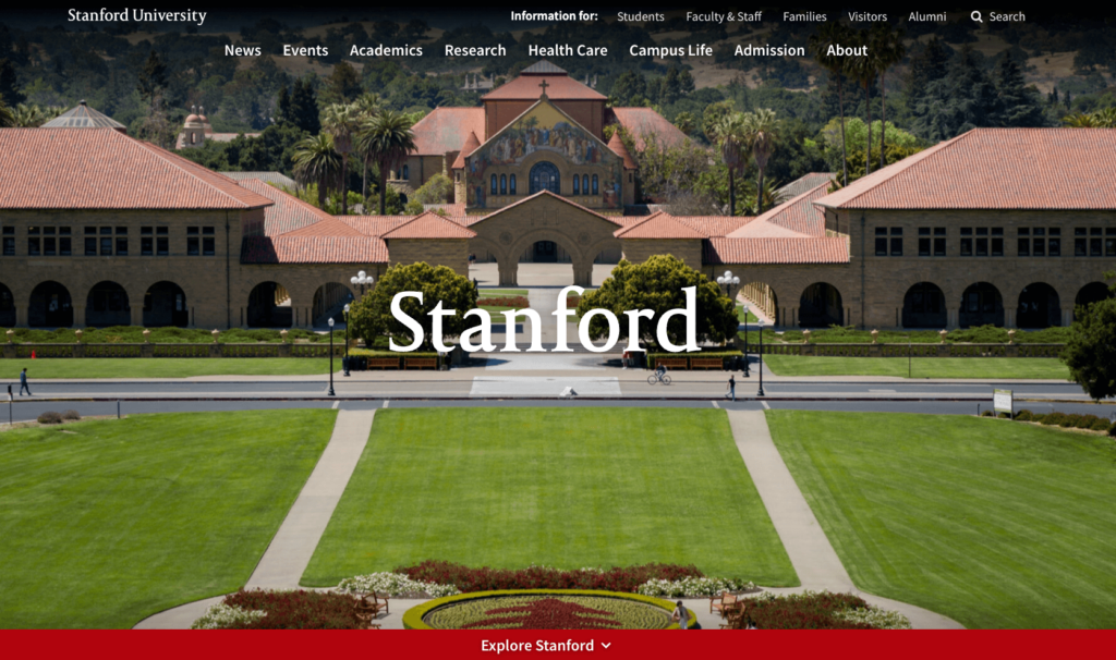 stanford-university-website-design