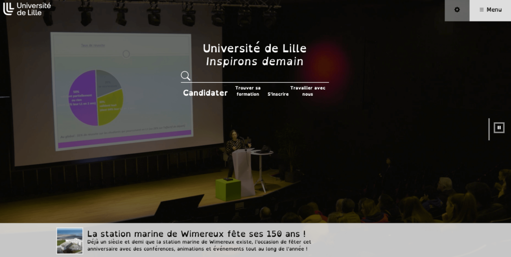 university-of-lille-website-design