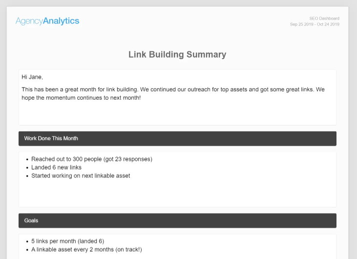 Example-of-Link-Building-Summary