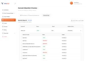 Verificador de lista negra de domínio